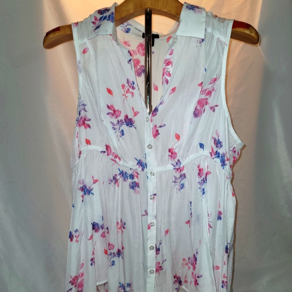 Torrid Floral Top Baby Doll Poplin